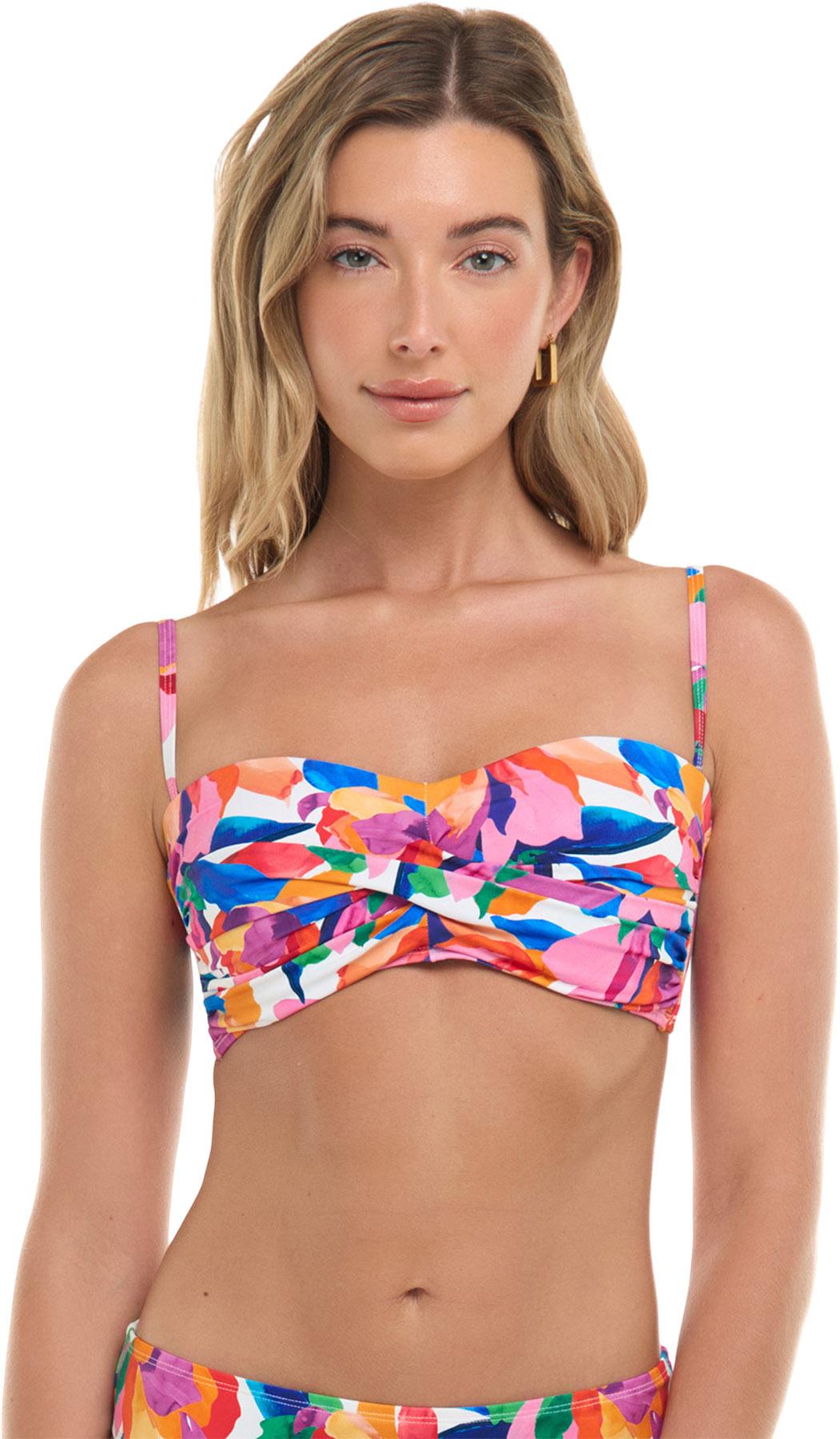 Product gallery image number 3 for product Clara Fantasia Glow Bandeau Bikini Top - Women's