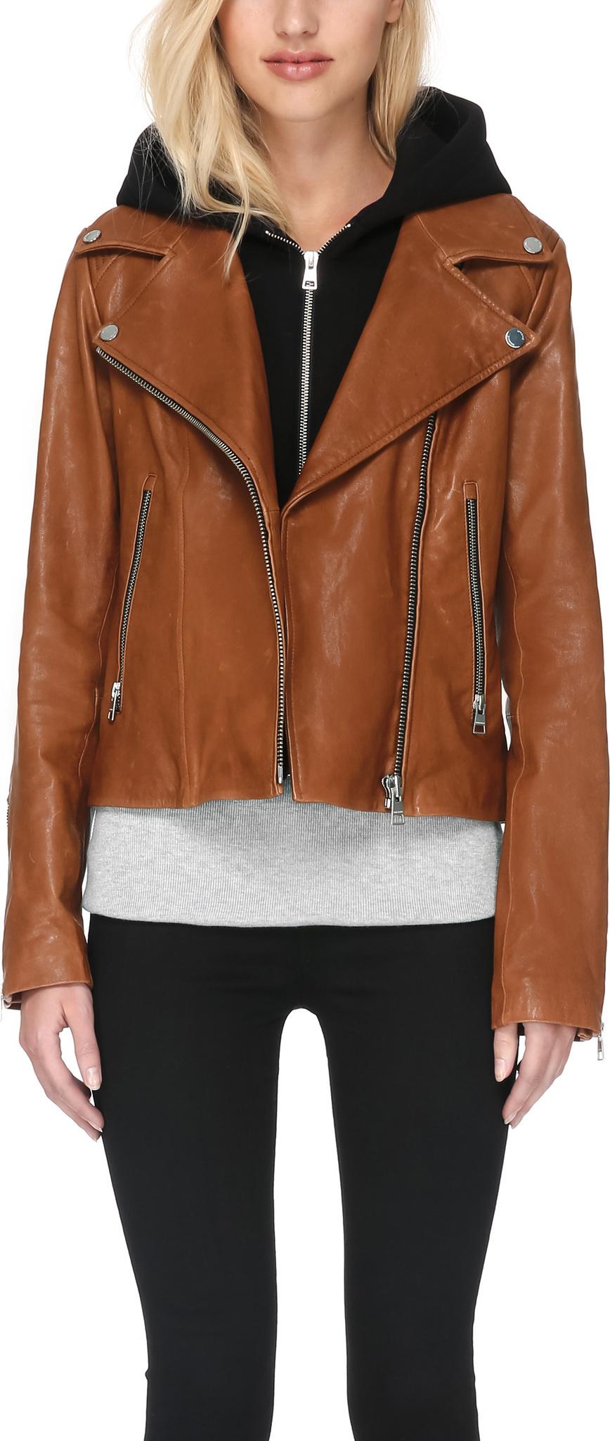 Product gallery image number 3 for product Allison Leather Jacket - Women's