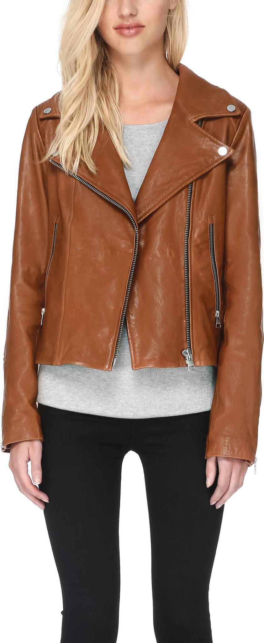 Product gallery image number 4 for product Allison Leather Jacket - Women's