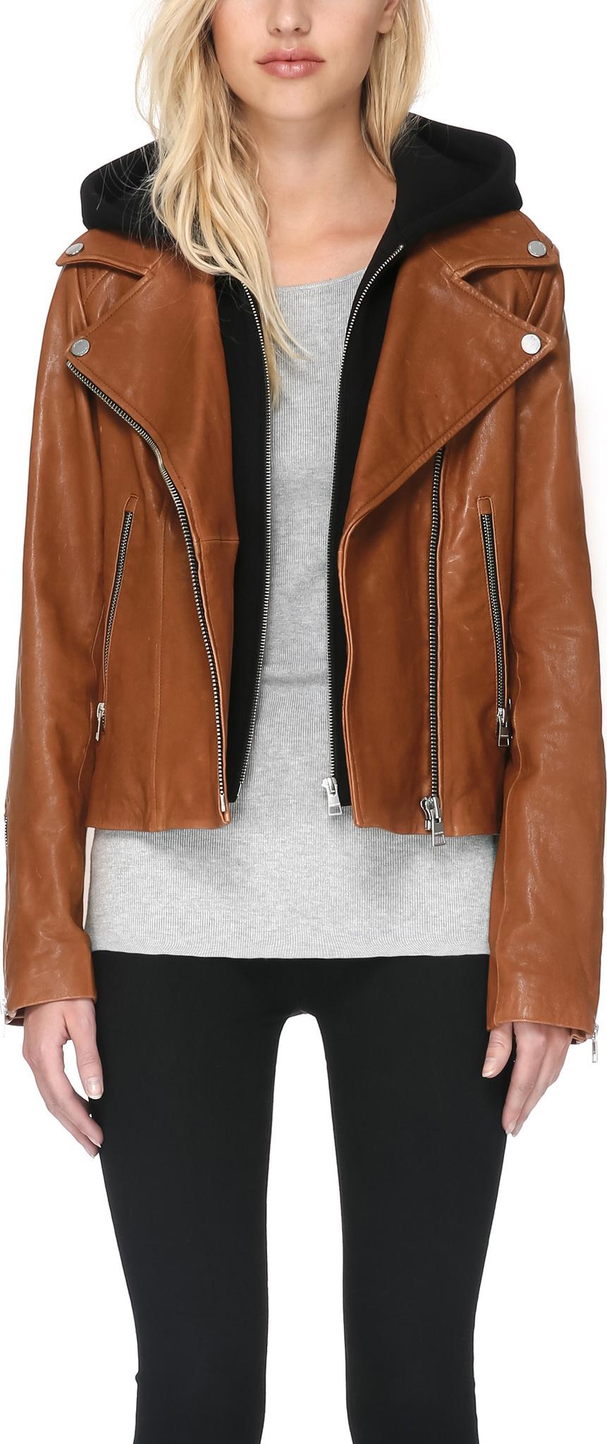 Product gallery image number 5 for product Allison Leather Jacket - Women's