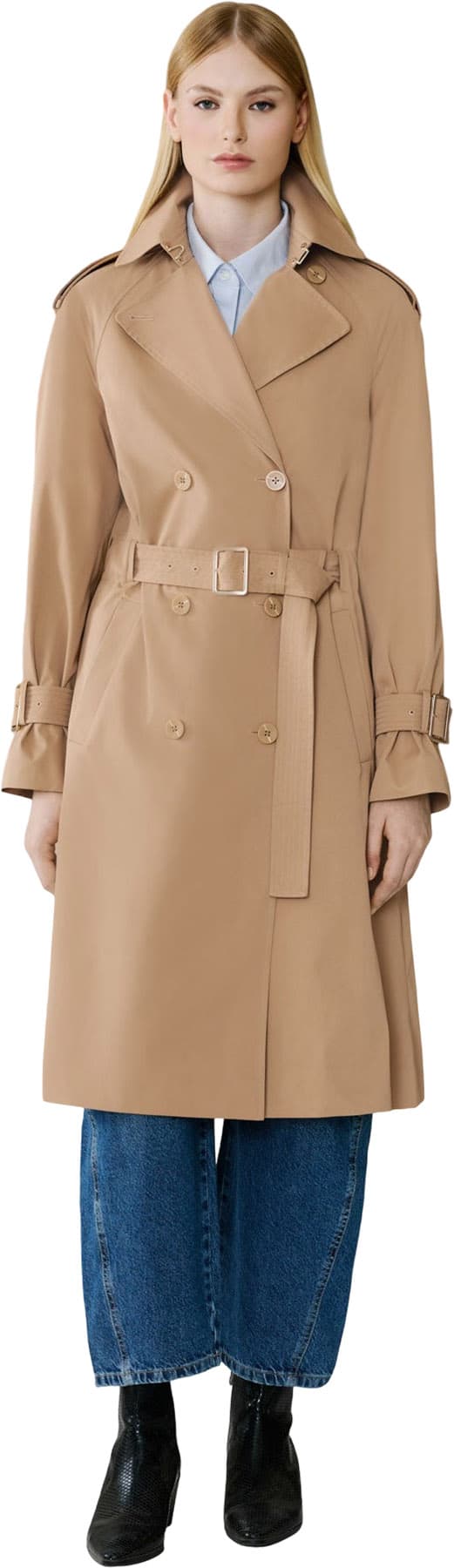 Product gallery image number 3 for product Becky-L Long Trench Coat - Women's
