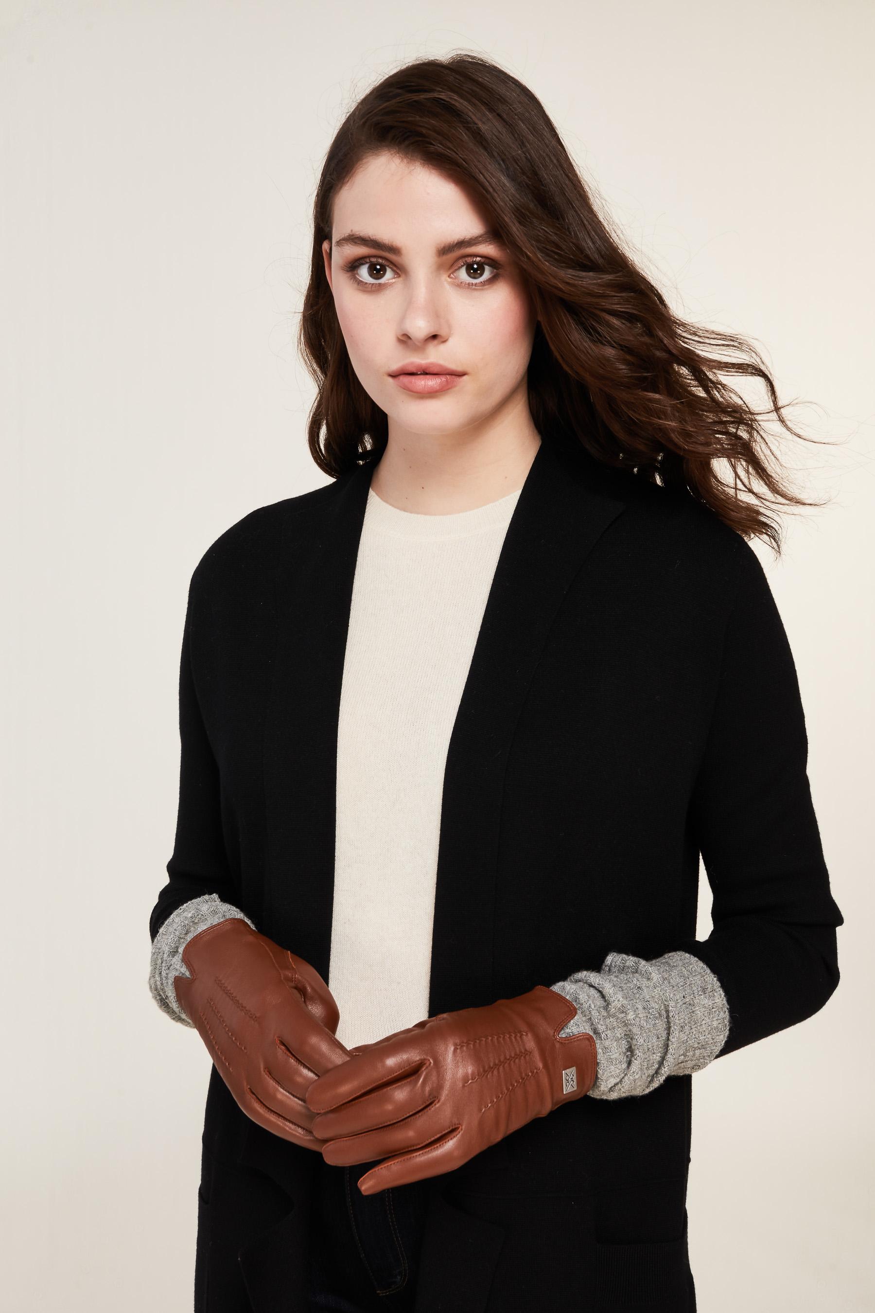 Product gallery image number 2 for product Carmel-N Leather Gloves - Women's