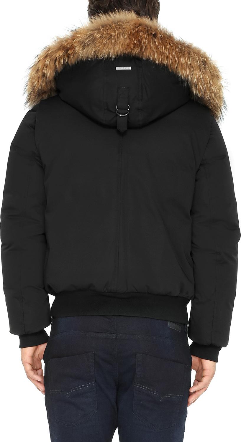 Product gallery image number 5 for product Men's Damien Down Coat - Raccoon Fur