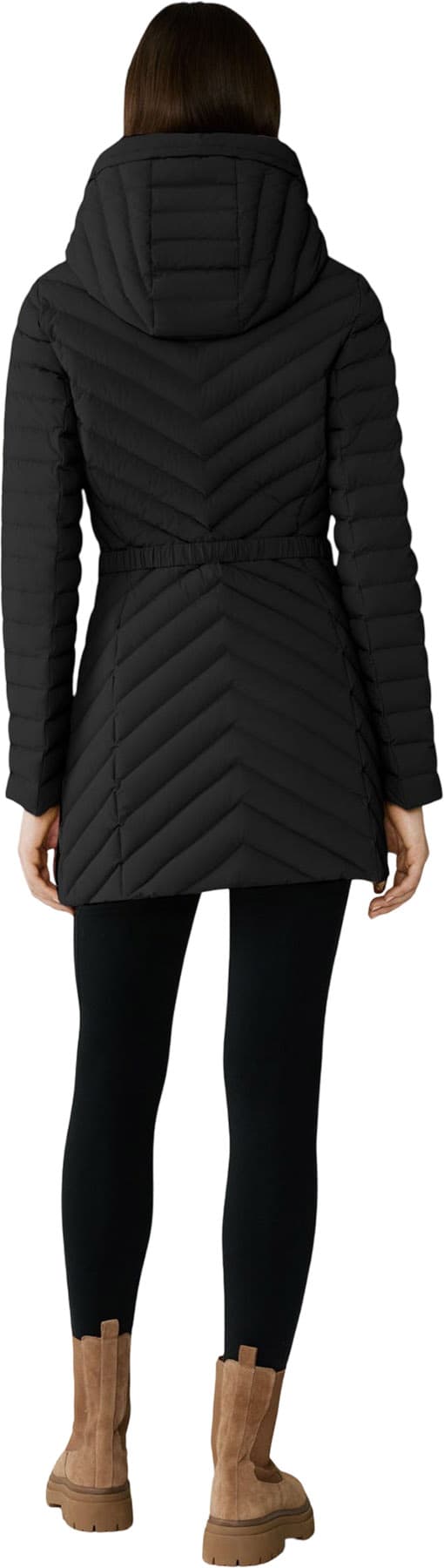 Product gallery image number 6 for product Estelle Stretch Down Belted Coat - Women's