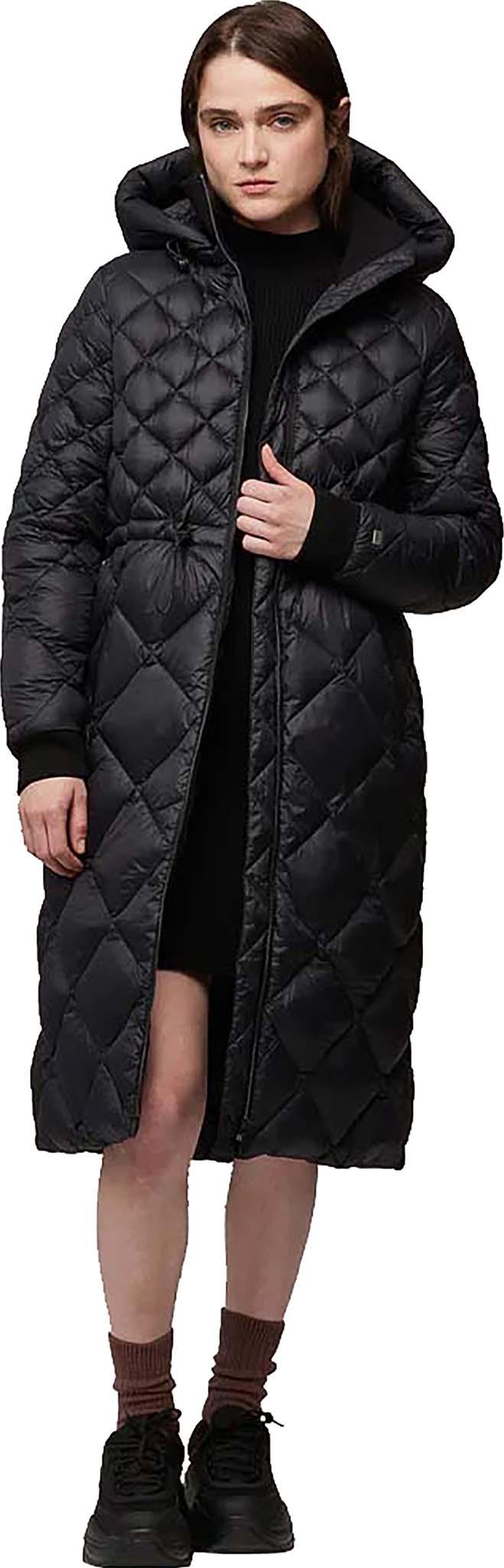 Product gallery image number 3 for product Aime Sustainable Calf-Length Lightweight Down Coat with Hood - Women's