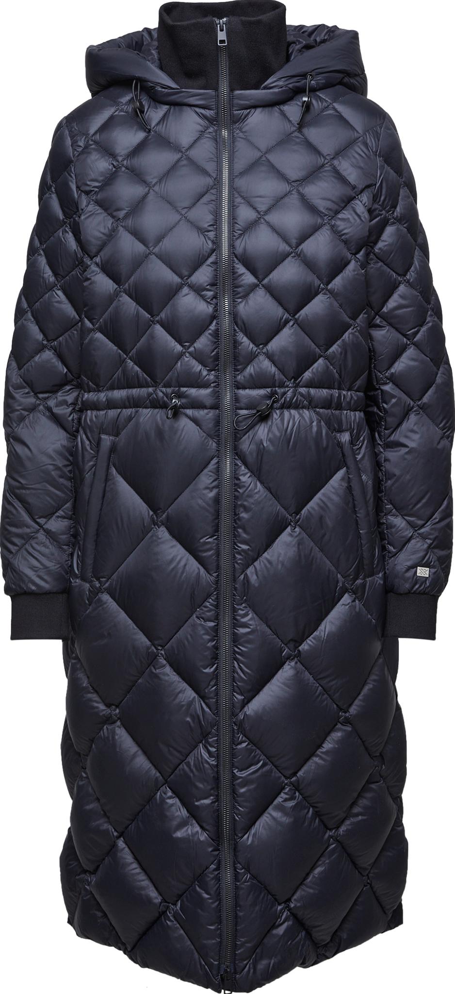 Product gallery image number 1 for product Aime Sustainable Calf-Length Lightweight Down Coat with Hood - Women's