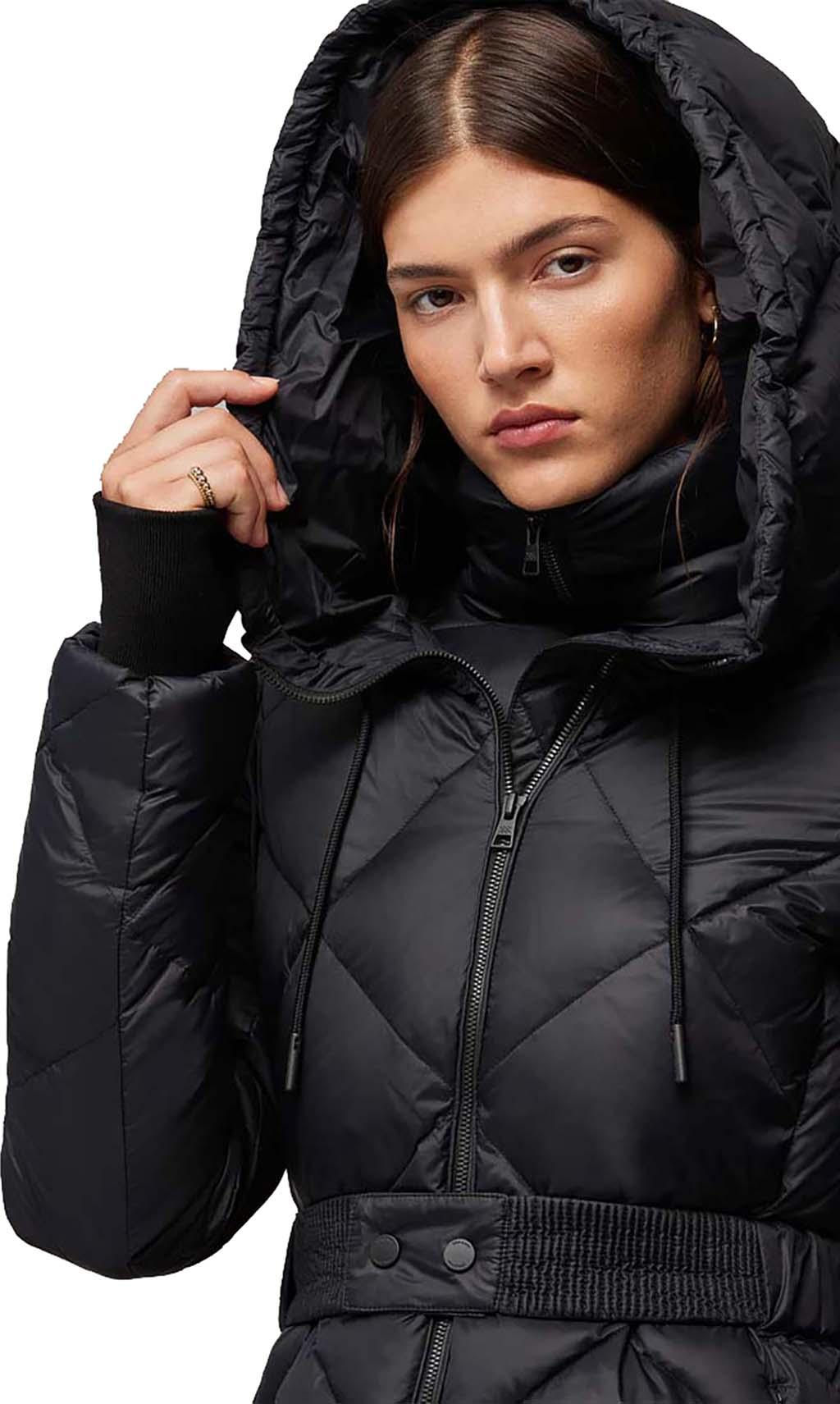 Product gallery image number 6 for product Briony Sustainable Semi-Fitted Belted Down Puffer Coat - Women's