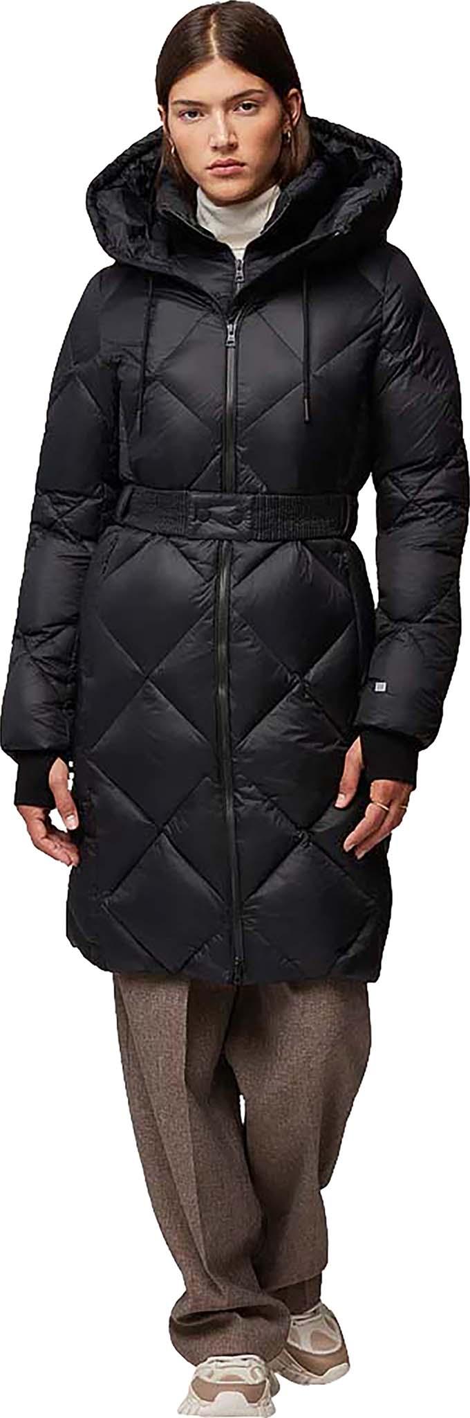 Product gallery image number 1 for product Briony Sustainable Semi-Fitted Belted Down Puffer Coat - Women's
