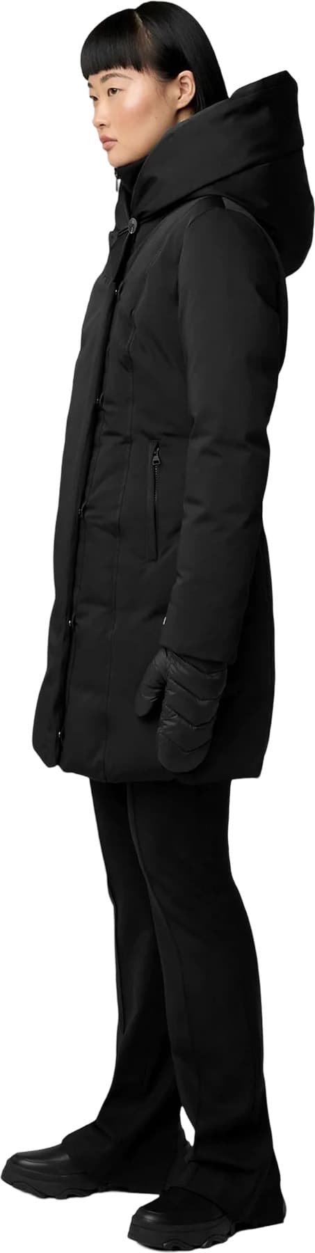 Product gallery image number 2 for product Camelia-C Slim-Fit Classic Down Coat with Large Hood - Women's