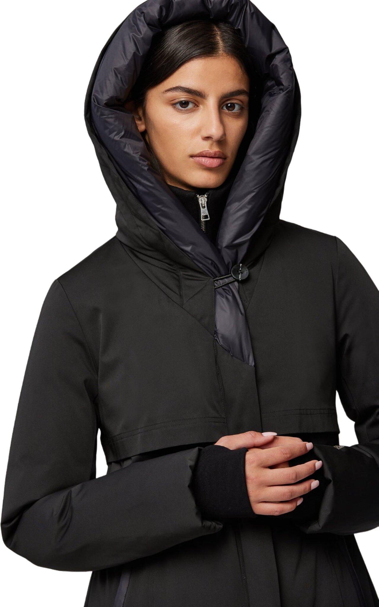 Numéro de l'image de la galerie de produits 3 pour le produit Manteau semi-ajusté en duvet classique avec capuchon Samara-TD - Femme