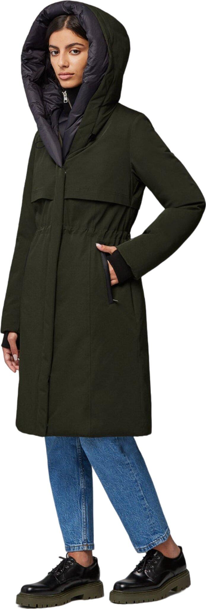 Numéro de l'image de la galerie de produits 4 pour le produit Manteau semi-ajusté en duvet classique avec capuchon Samara-TD - Femme