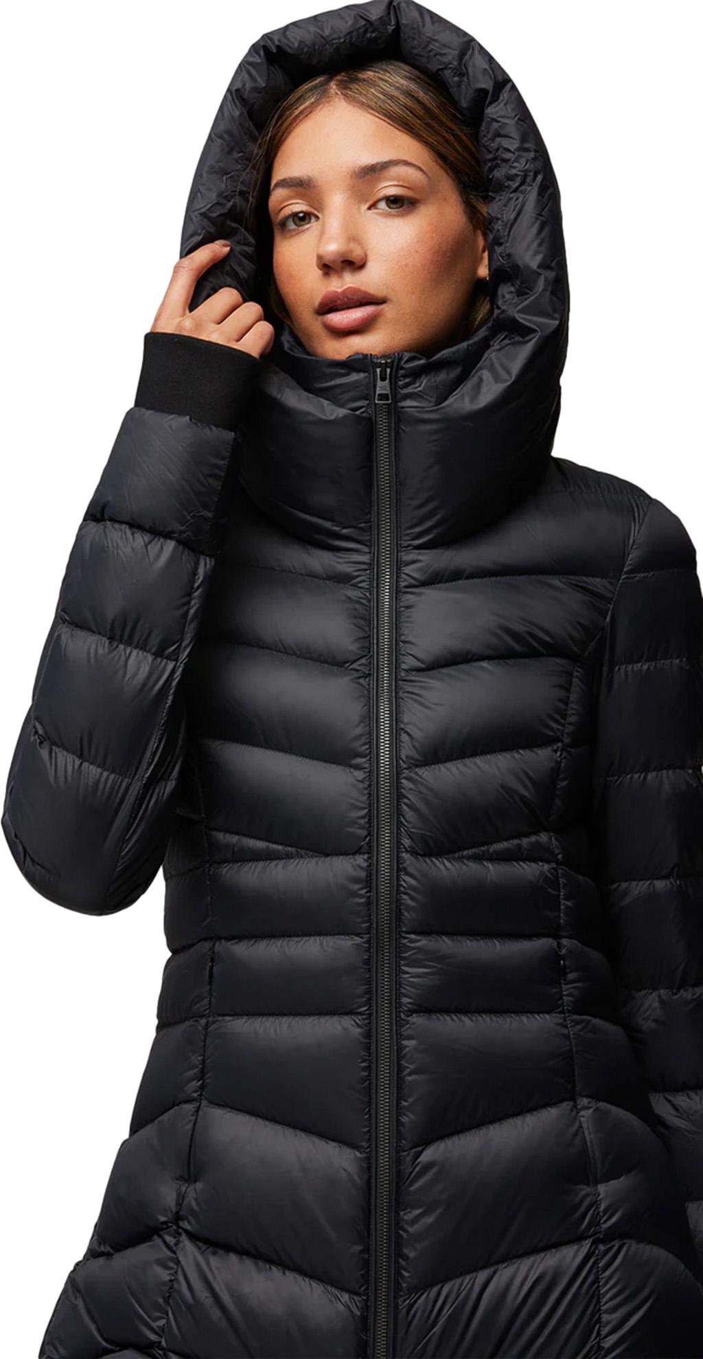 Product gallery image number 5 for product Lita-TD Sustainable Fit & Flare Lightweight Down Coat with Hood - Women's