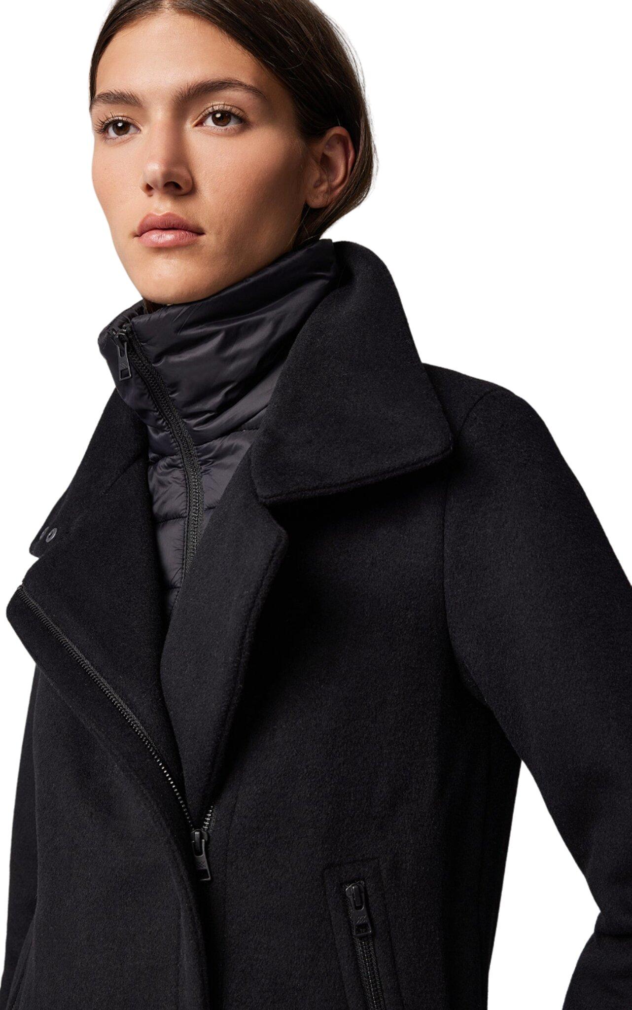 Product gallery image number 5 for product Abbi Straight-Fit Novelty Wool Coat with Puffer Collar - Women's