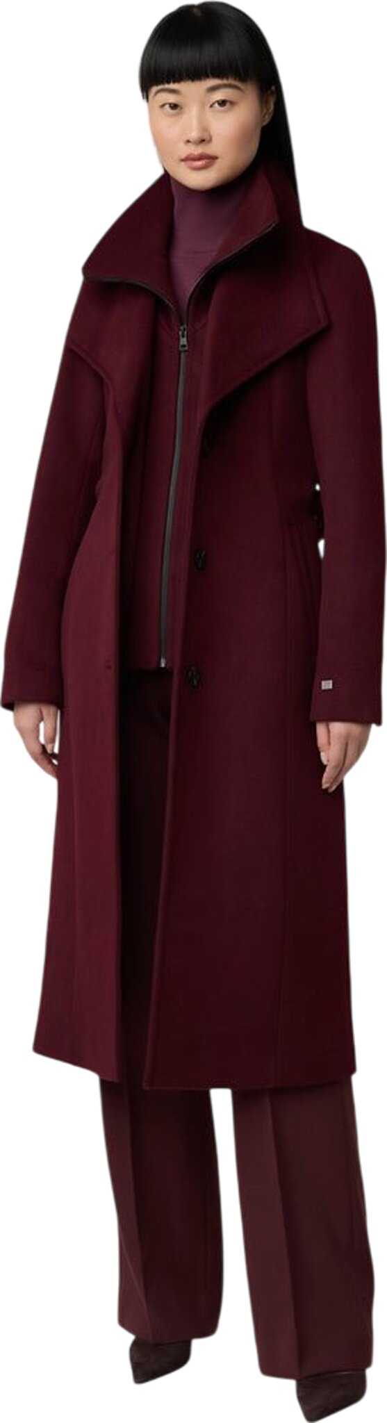 Product image for Ilana Slim-Fit Classic Wool Coat with Bib Collar - Women's