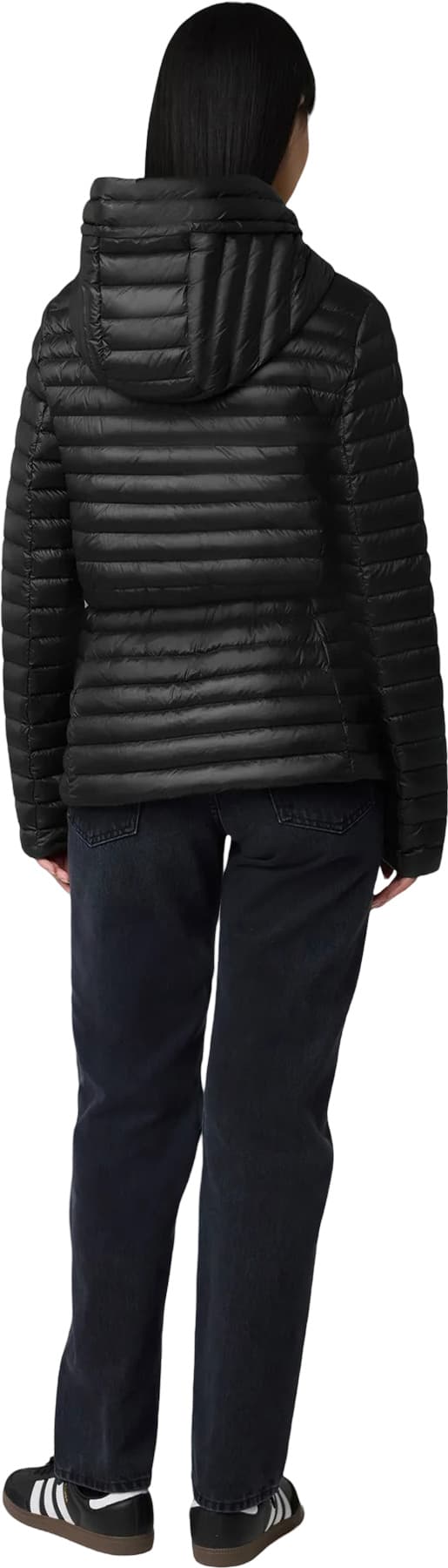 Numéro de l'image de la galerie de produits 2 pour le produit Manteau ajusté ultra léger en duvet durable avec capuchon Ayleen - Femme