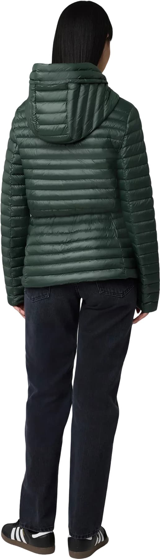 Numéro de l'image de la galerie de produits 2 pour le produit Manteau ajusté ultra léger en duvet durable avec capuchon Ayleen - Femme