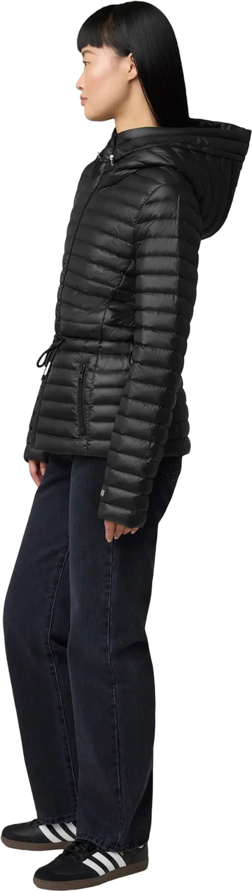 Numéro de l'image de la galerie de produits 5 pour le produit Manteau ajusté ultra léger en duvet durable avec capuchon Ayleen - Femme