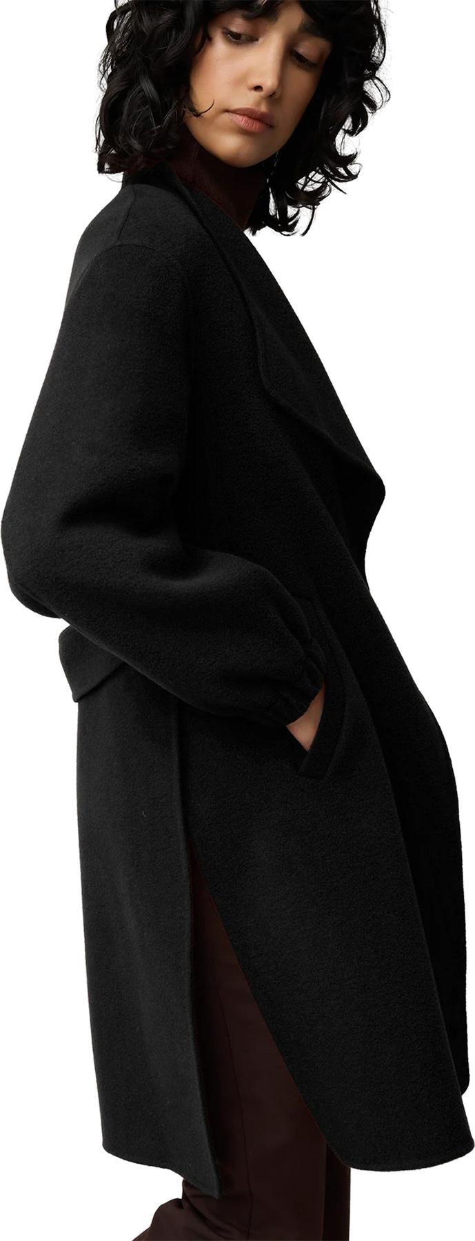 Numéro de l'image de la galerie de produits 3 pour le produit Manteau à martingale décontracté en laine double face Suzie - Femme