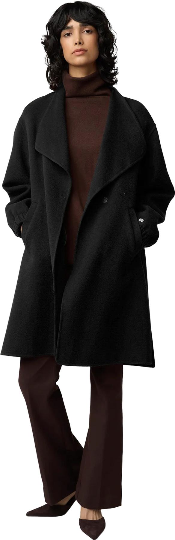 Numéro de l'image de la galerie de produits 4 pour le produit Manteau à martingale décontracté en laine double face Suzie - Femme