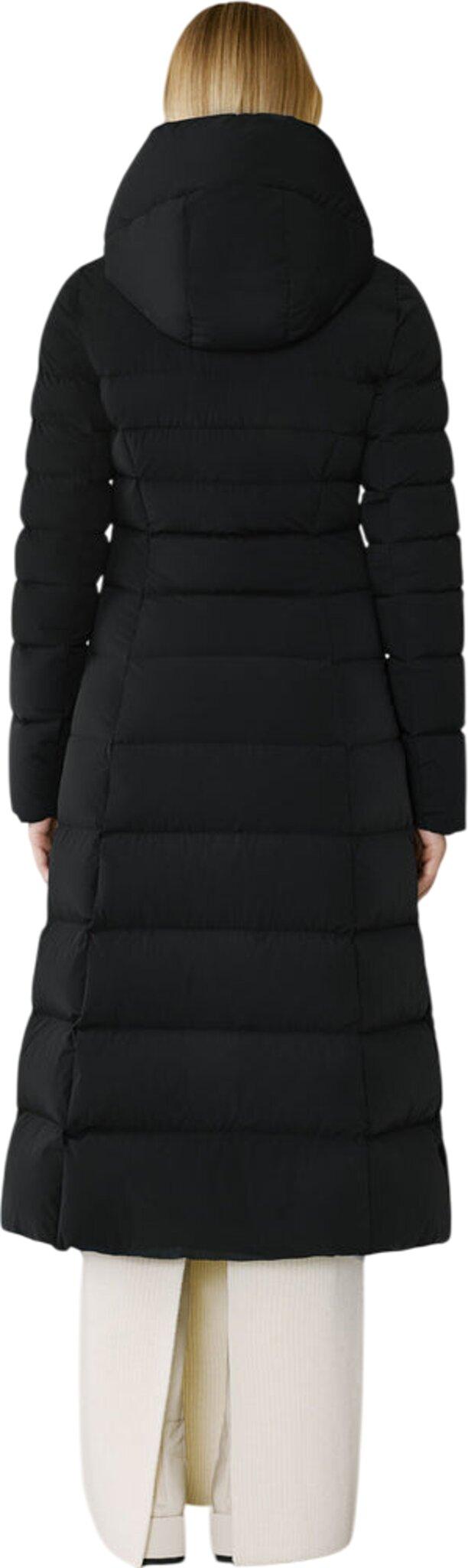 Product gallery image number 4 for product Judy-L Stretch Down Maxi Coat with Hood - Women's