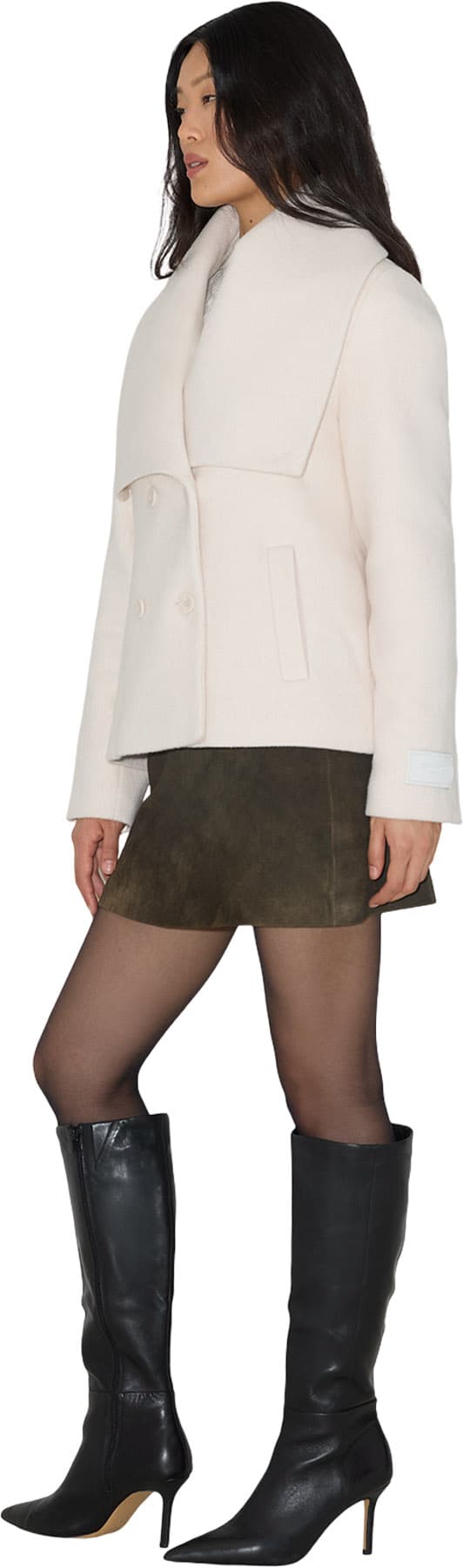 Product gallery image number 4 for product Tala Double Breasted Wool Coat - Women's