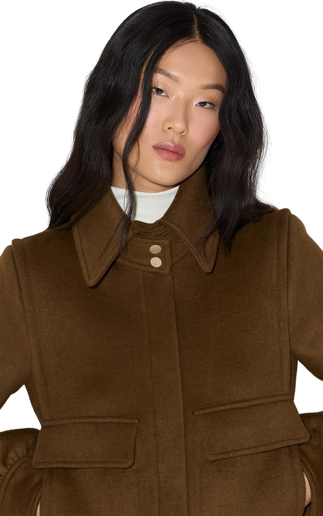 Numéro de l'image de la galerie de produits 6 pour le produit Blouson aviateur en laine classique Gene Utility - Femme