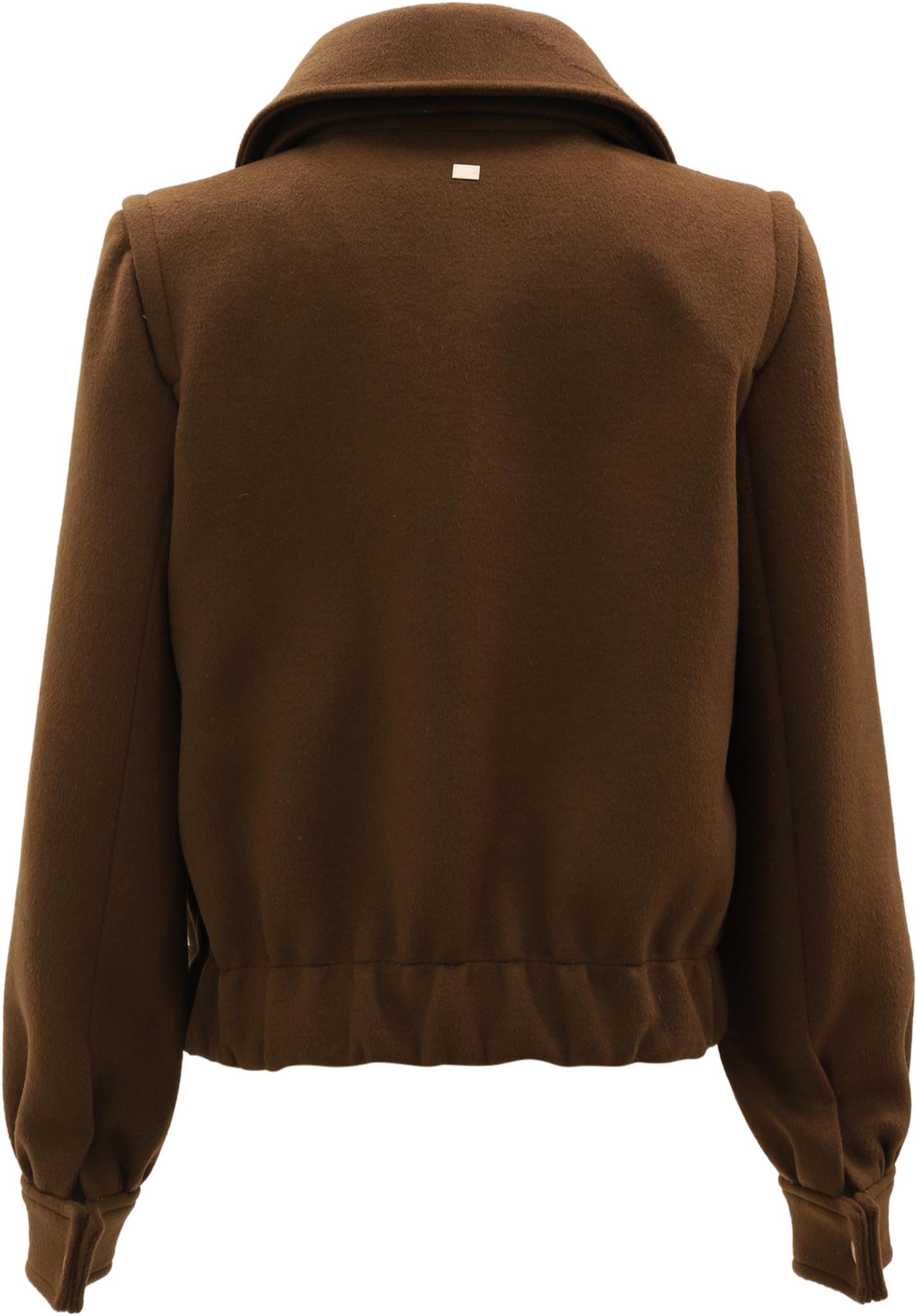 Numéro de l'image de la galerie de produits 3 pour le produit Blouson aviateur en laine classique Gene Utility - Femme