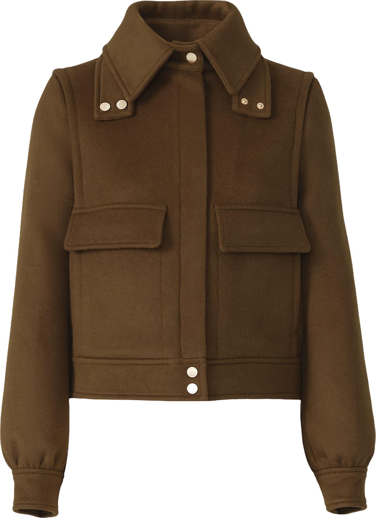Image de produit pour Blouson aviateur en laine classique Gene Utility - Femme