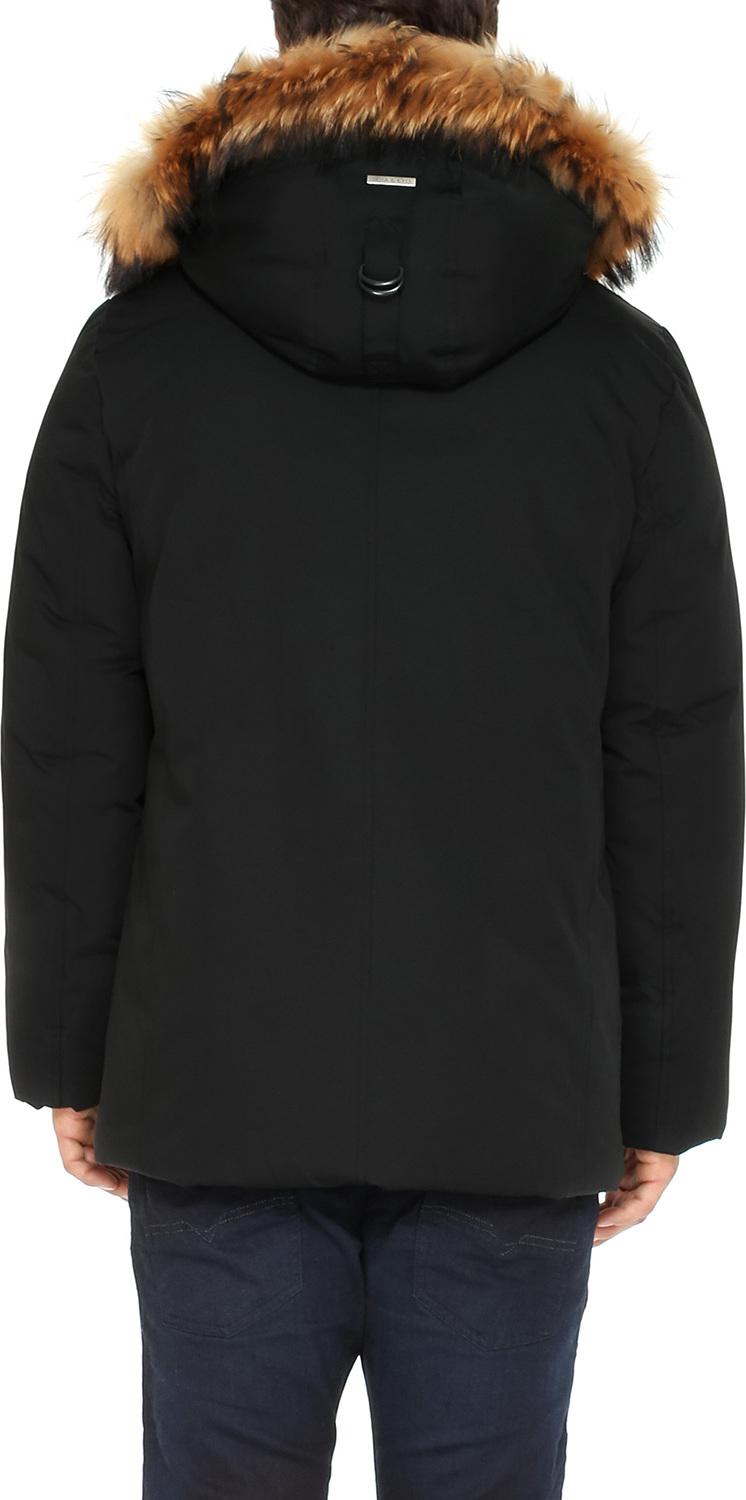 Product gallery image number 4 for product Men's Reuben Down Coat - Raccoon Fur