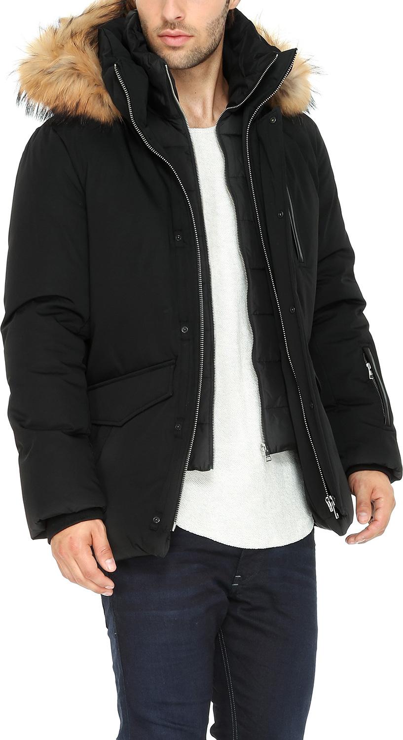 Product gallery image number 2 for product Men's Reuben Down Coat - Raccoon Fur