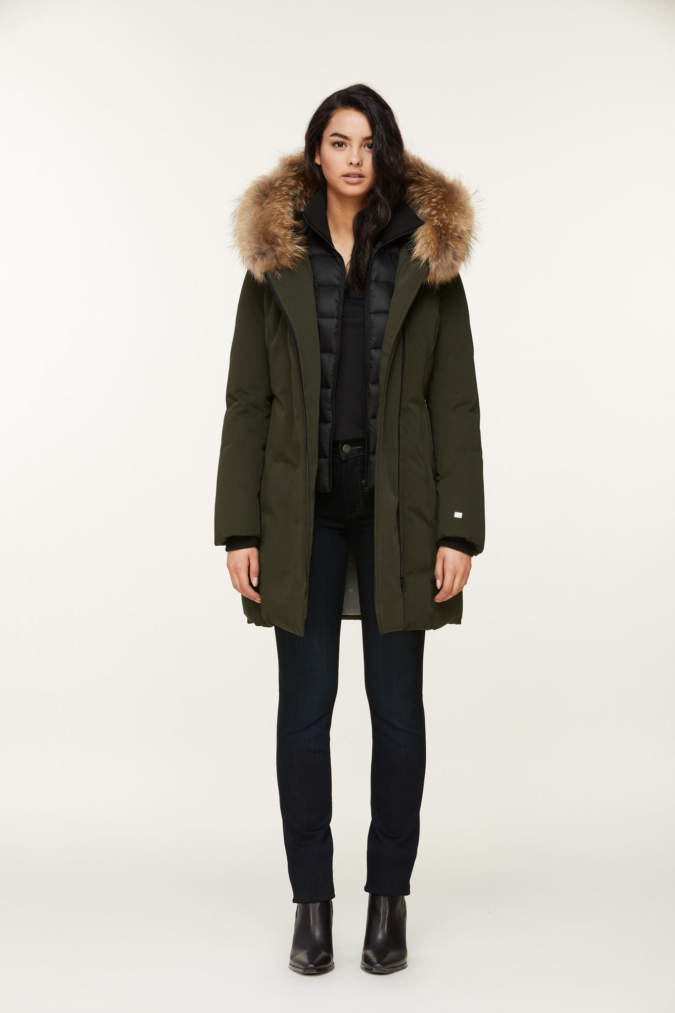 Product gallery image number 6 for product Salma-N Hooded Down Coat - Raccoon Fur - Women's