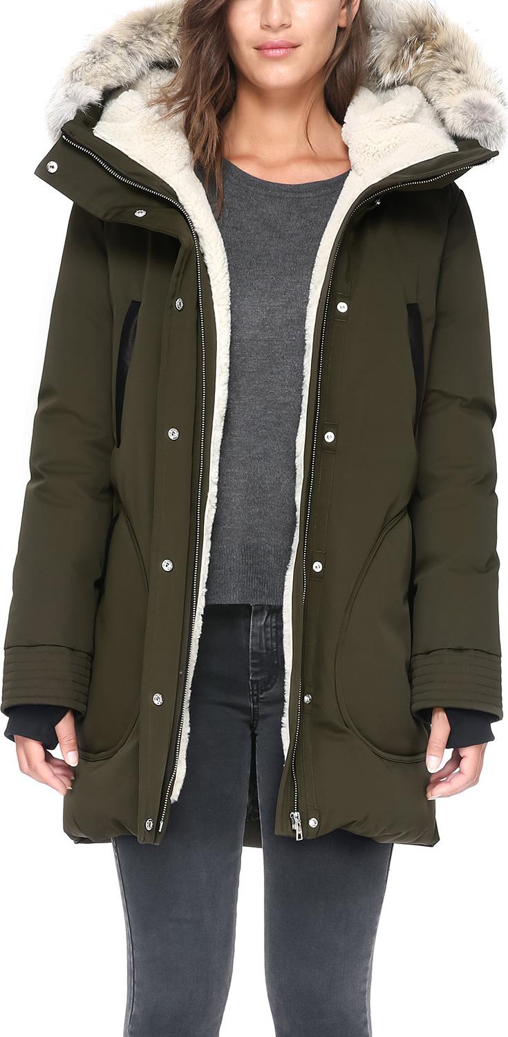 Product gallery image number 1 for product Saundra-C Down Coat - Coyote Fur - Women's