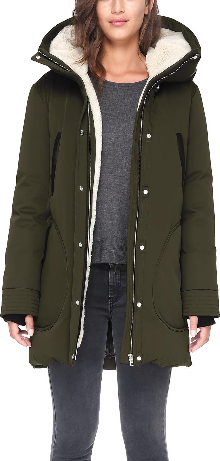 Product gallery image number 4 for product Saundra-C Down Coat - Coyote Fur - Women's