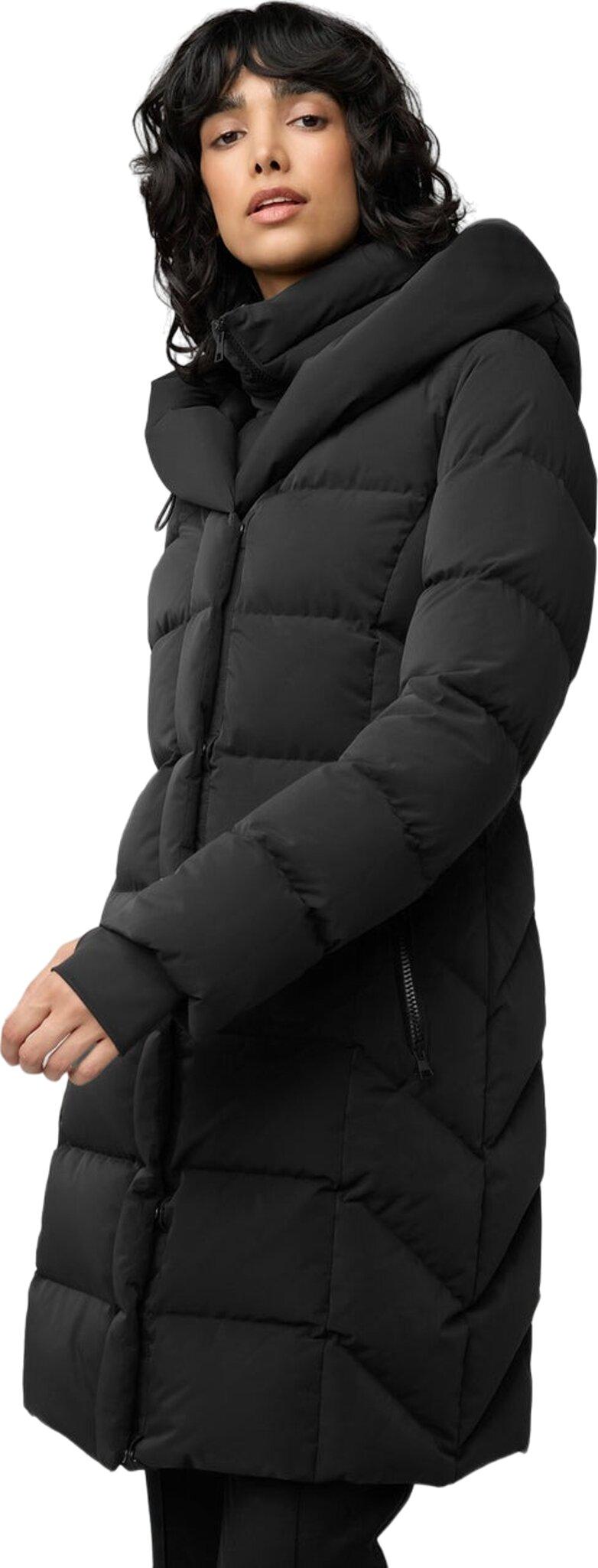 Numéro de l'image de la galerie de produits 4 pour le produit Manteau classique ajusté en duvet novo avec plastron et capuchon Sonny-N - Femme