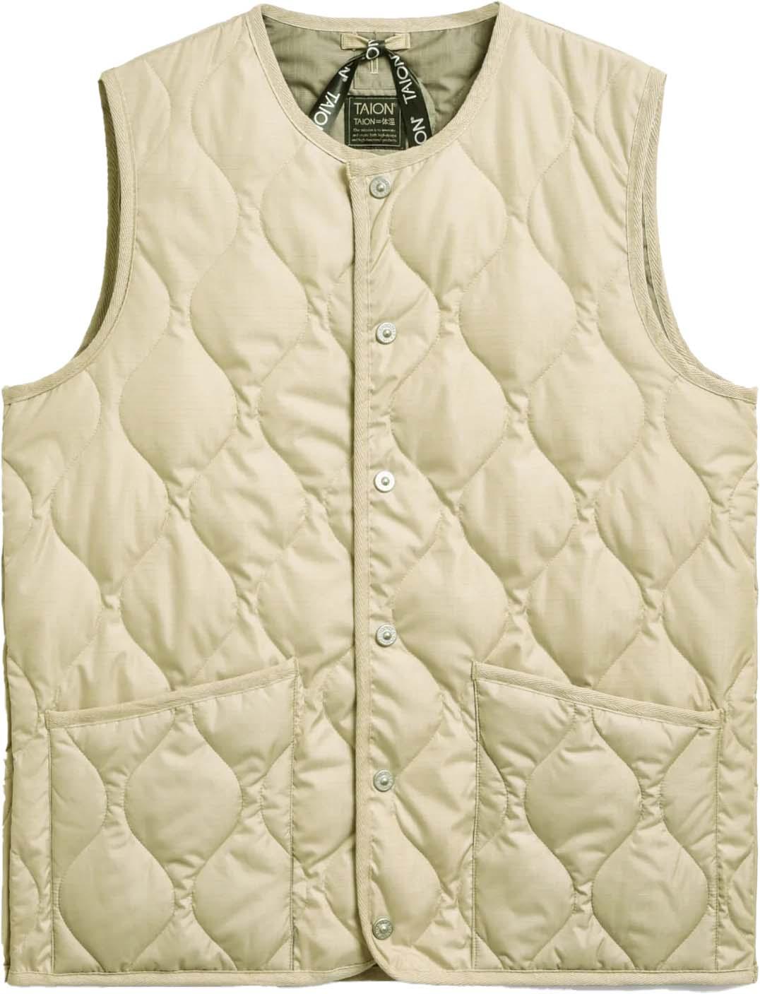 Product gallery image number 1 for product Military Crew Neck Button Down Vest - Unisex