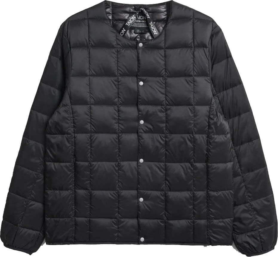 Product gallery image number 4 for product Crew Neck Button Inner Down Jacket - Men’s