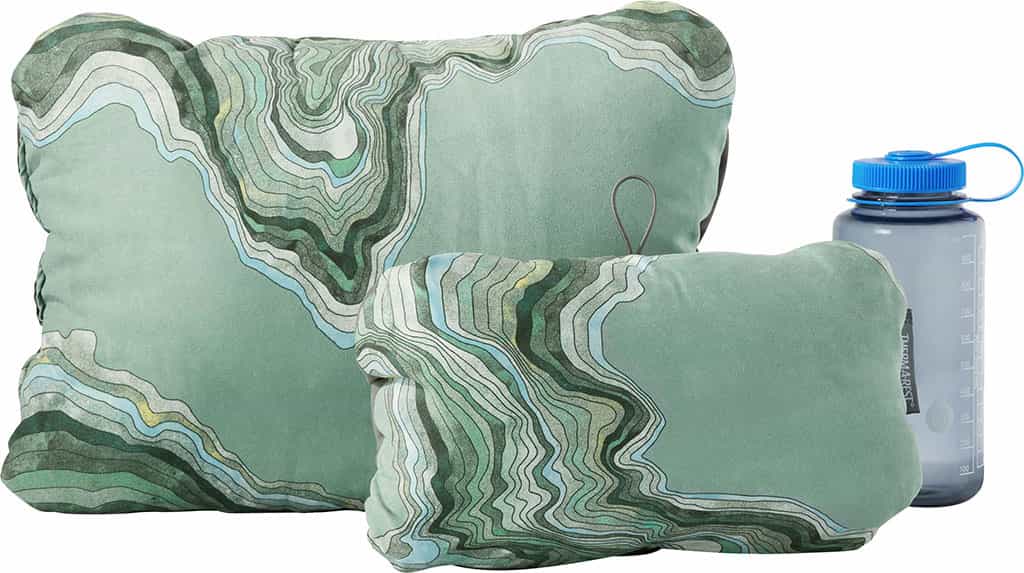 Sage Topo Wave Print