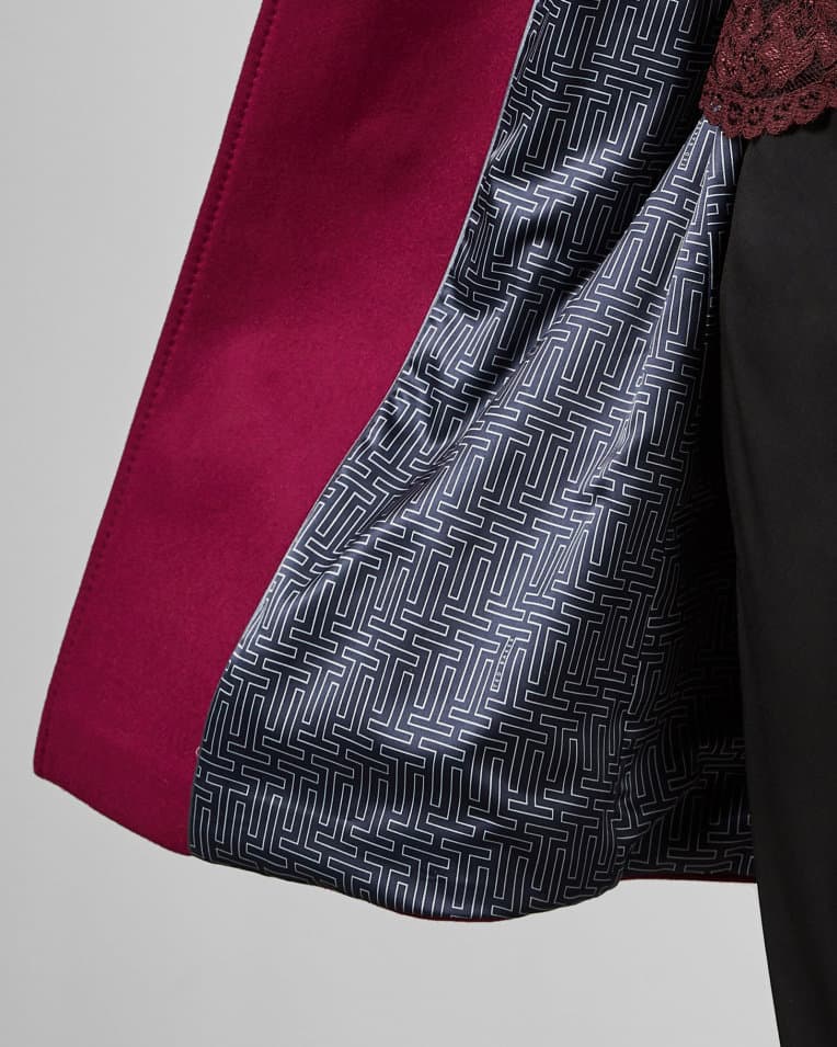Product gallery image number 6 for product Ellgenc Long Belted Wrap Coat - Women's