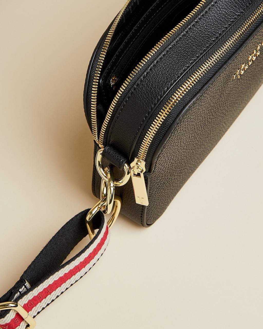 Product gallery image number 3 for product Amerrah Leather Webbing Strap Camera Bag - Women's