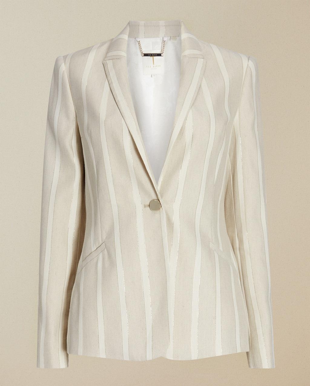 Product gallery image number 5 for product Samika Striped Linen Jacket - Women's