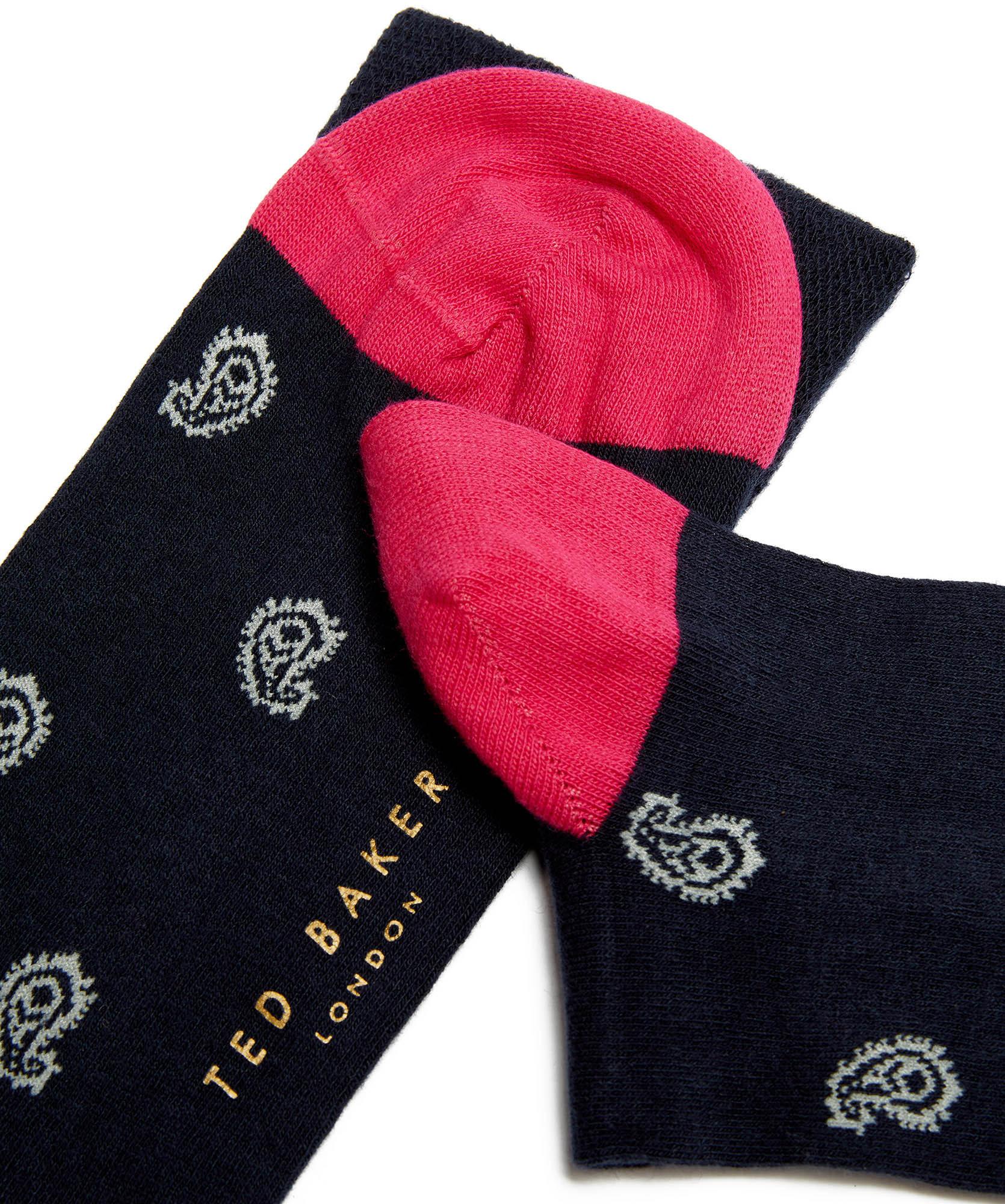 Numéro de l'image de la galerie de produits 2 pour le produit Chaussettes à motif cachemire Harble - Homme