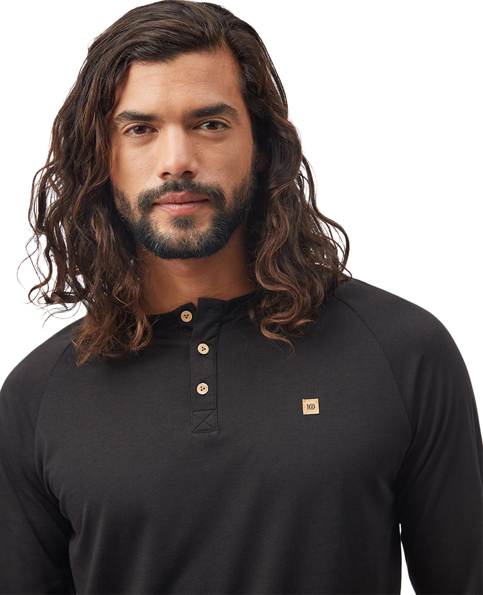 Product gallery image number 3 for product TreeBlend Classic Long Sleeve Henley T-Shirt - Men's