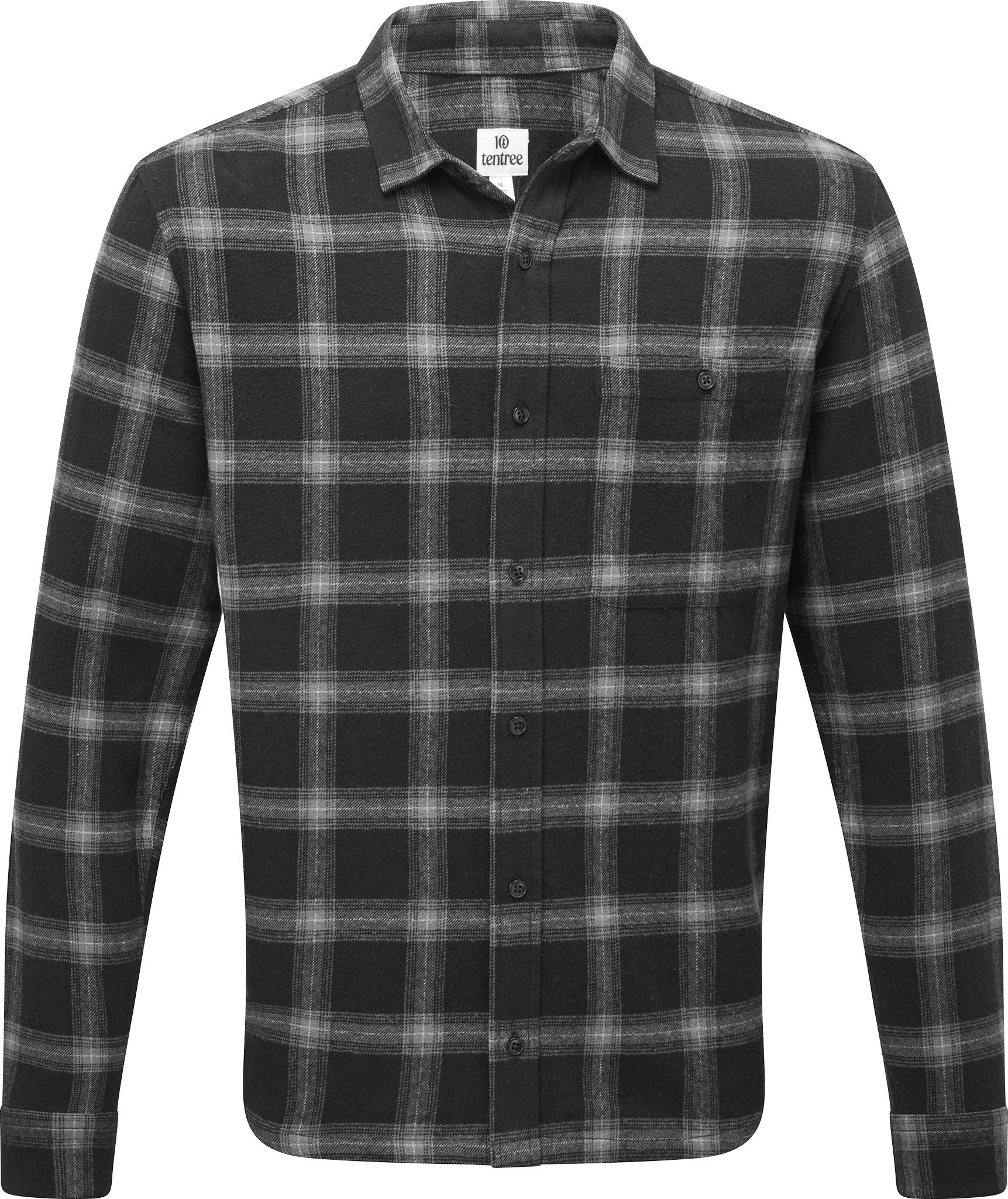 Product gallery image number 1 for product Chemise boutonnée à manches longues en kapok et coton biologique - Homme