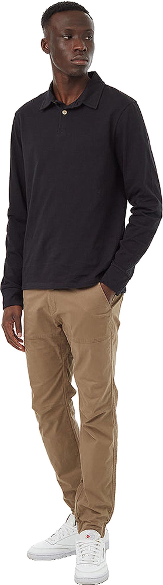 Product gallery image number 4 for product Recycled Cotton Polo Longsleeve Shirt - Men's