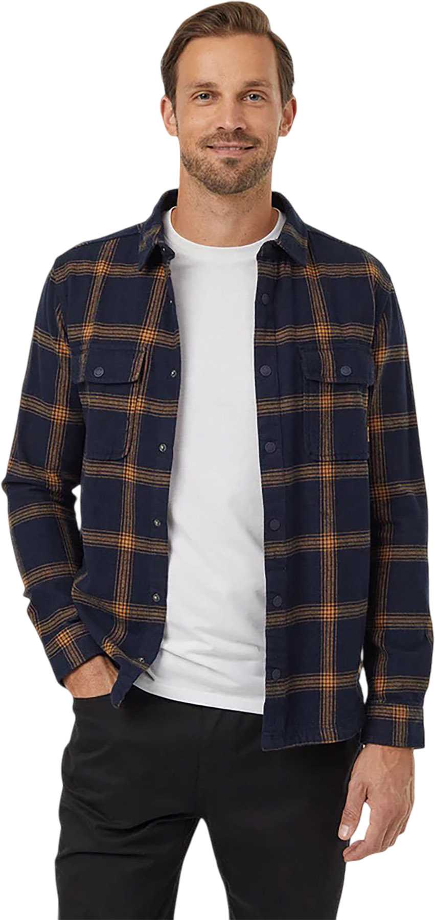 Midnight - Blue - City - Plaid