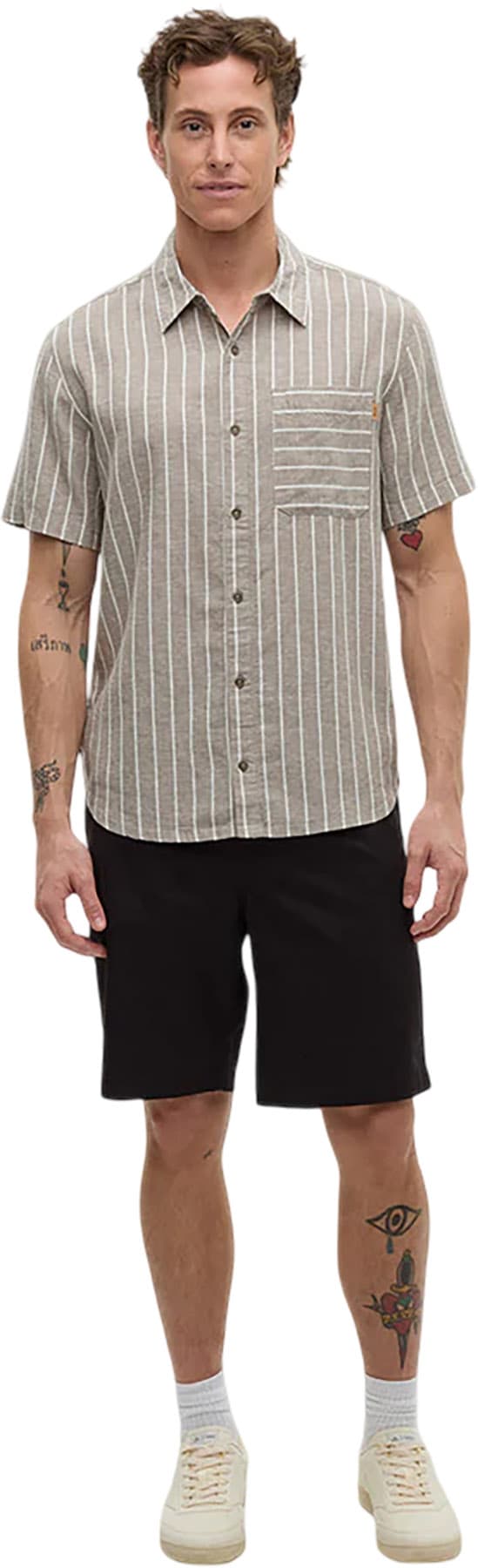 Product gallery image number 6 for product Hemp Button Up Short Sleeve Shirt - Men's