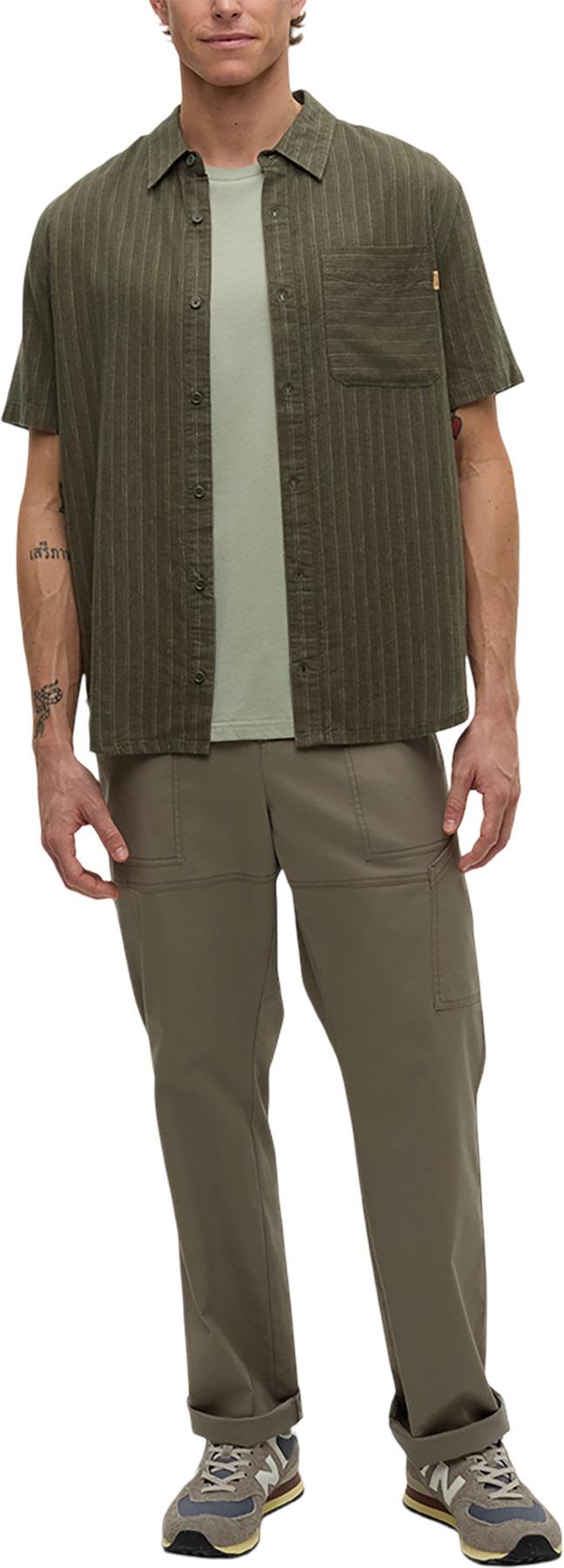 Product gallery image number 3 for product Hemp Button Up Short Sleeve Shirt - Men's