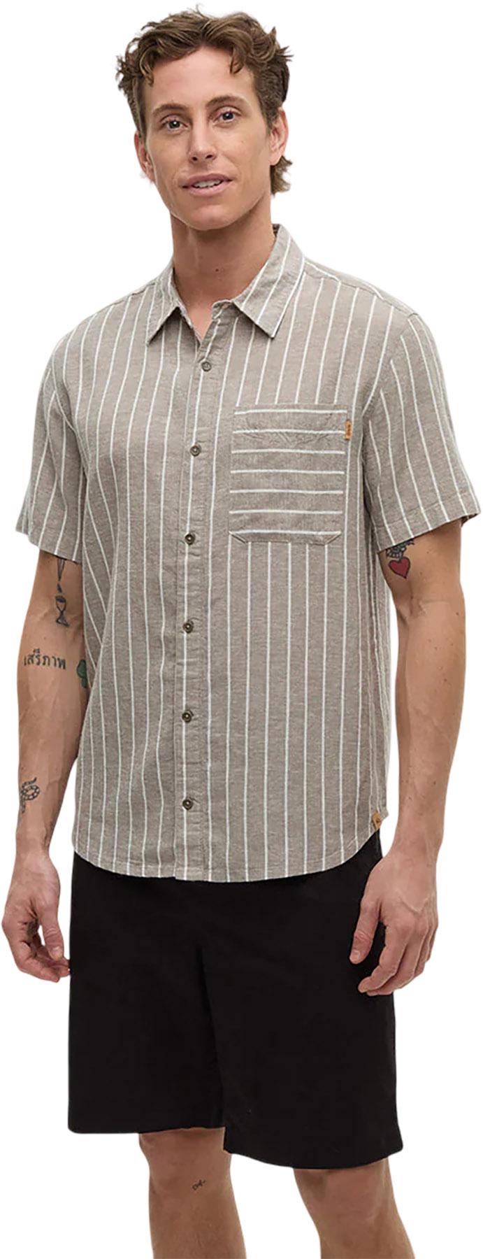 Product image for Hemp Button Up Short Sleeve Shirt - Men's