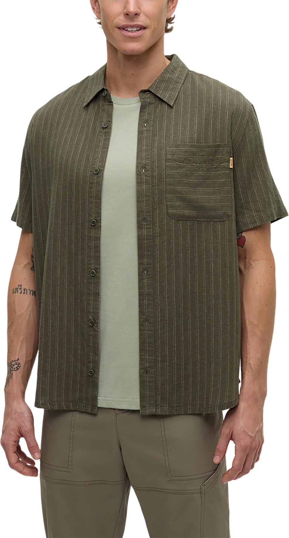 Product image for Hemp Button Up Short Sleeve Shirt - Men's