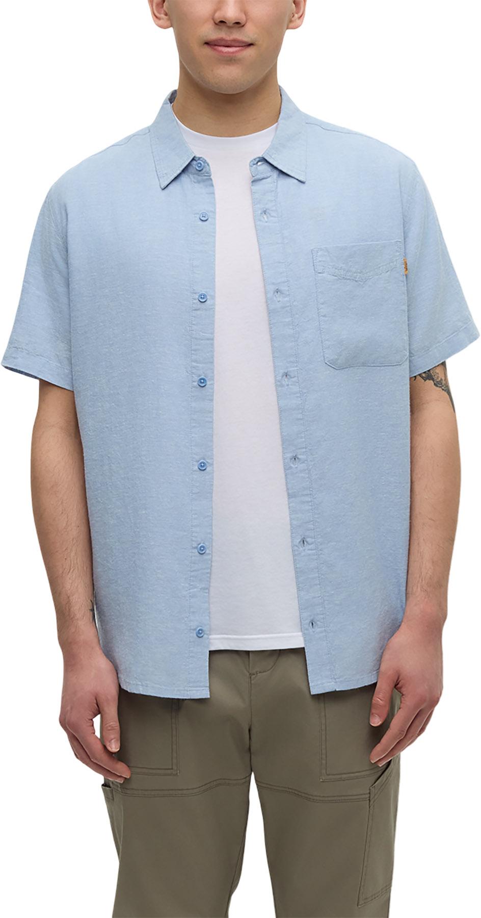 Product image for Hemp Button Up Short Sleeve Shirt - Men's